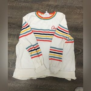 Walmart brand stripped sweater